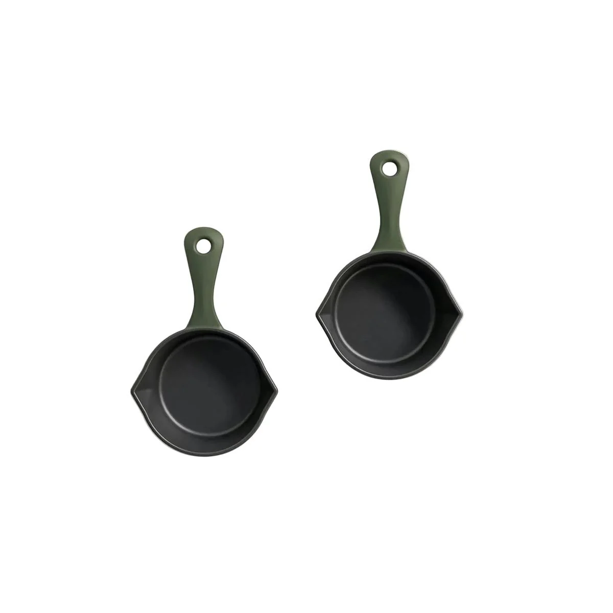 Ironclad Co 10cm Olive Leaf Satin Enamel Junior Twin Set - Image 2