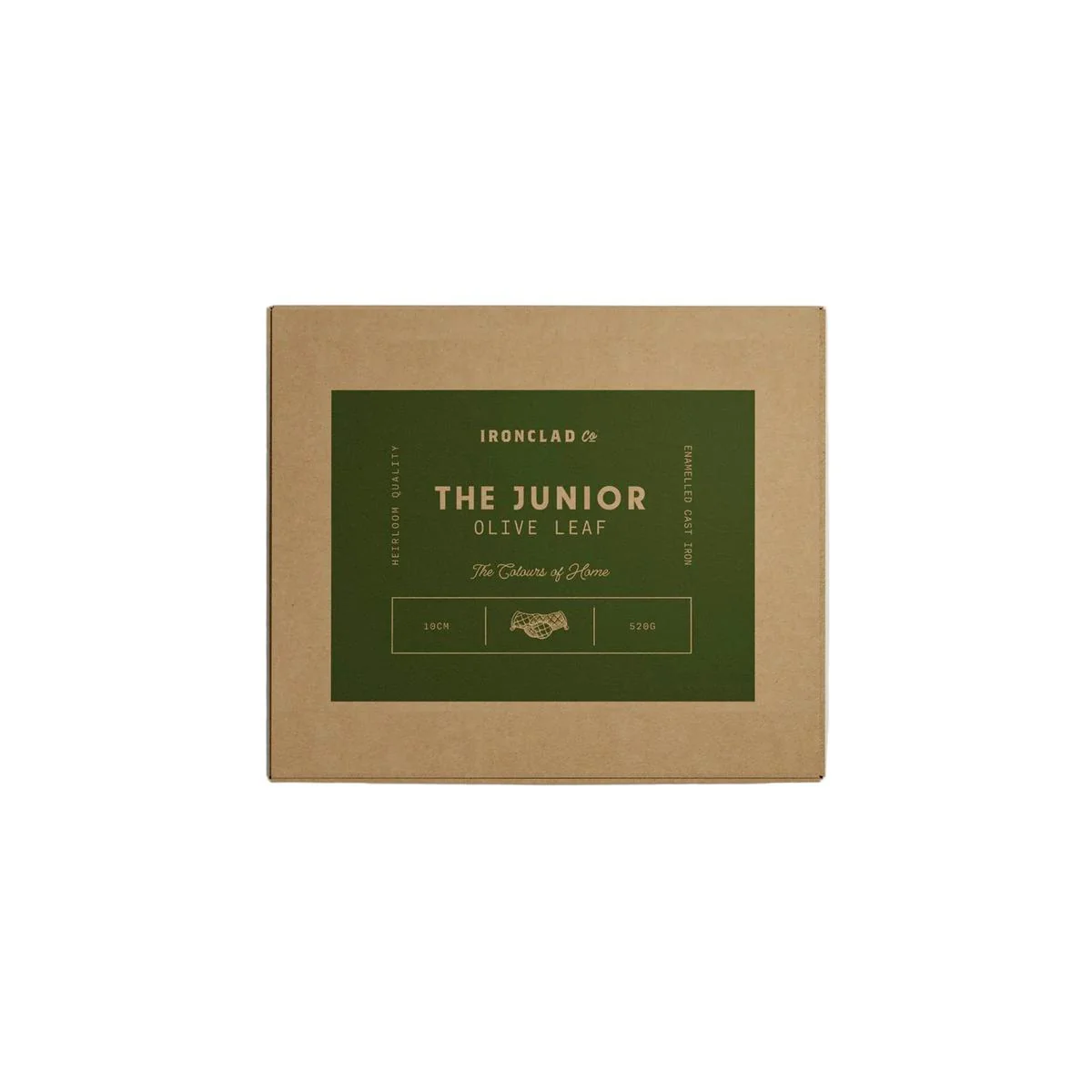 Ironclad Co 10cm Olive Leaf Satin Enamel Junior Twin Set - Image 4