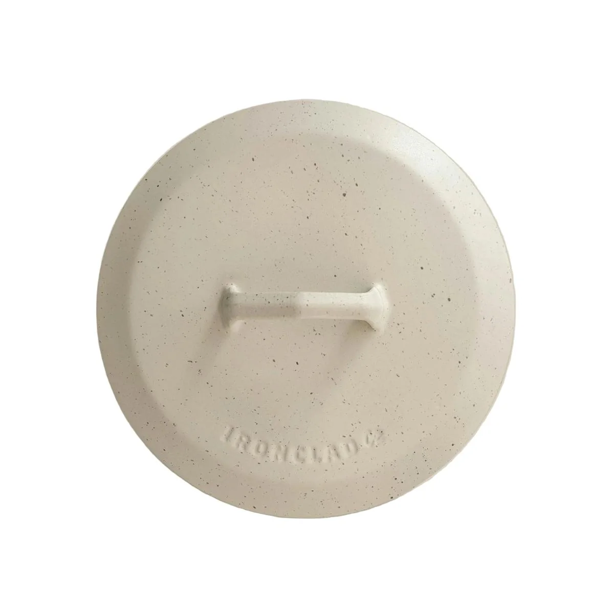 Ironclad Co 28cm Salt Stone Satin Enamel Legacy Lid
