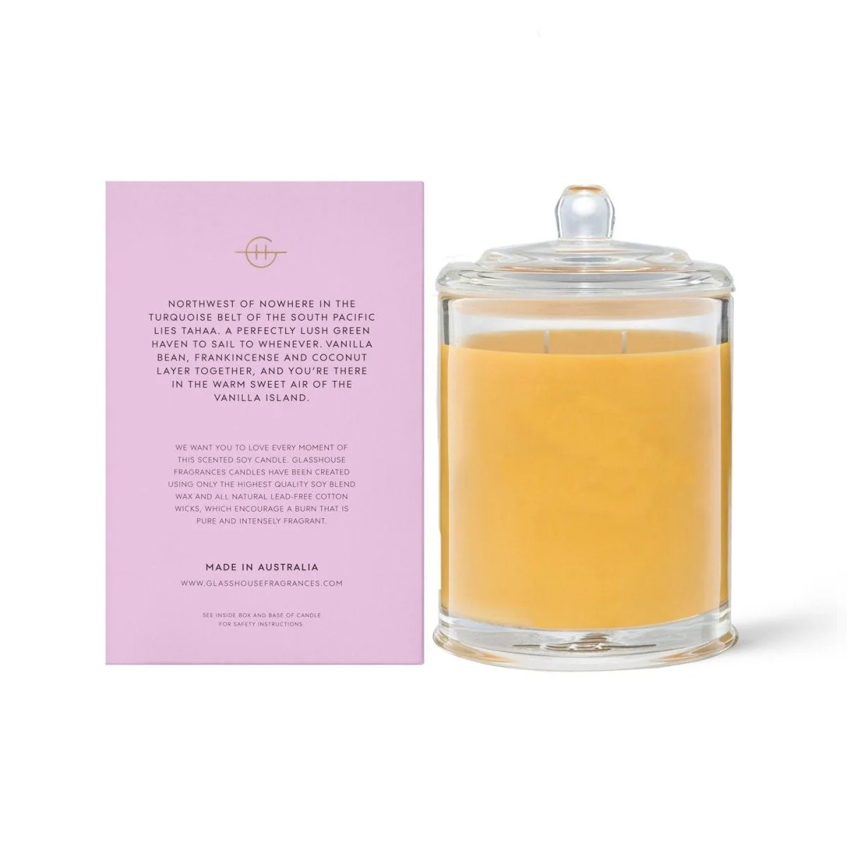 Glasshouse Fragrances A Tahaa Affair Candle 380g - Image 2