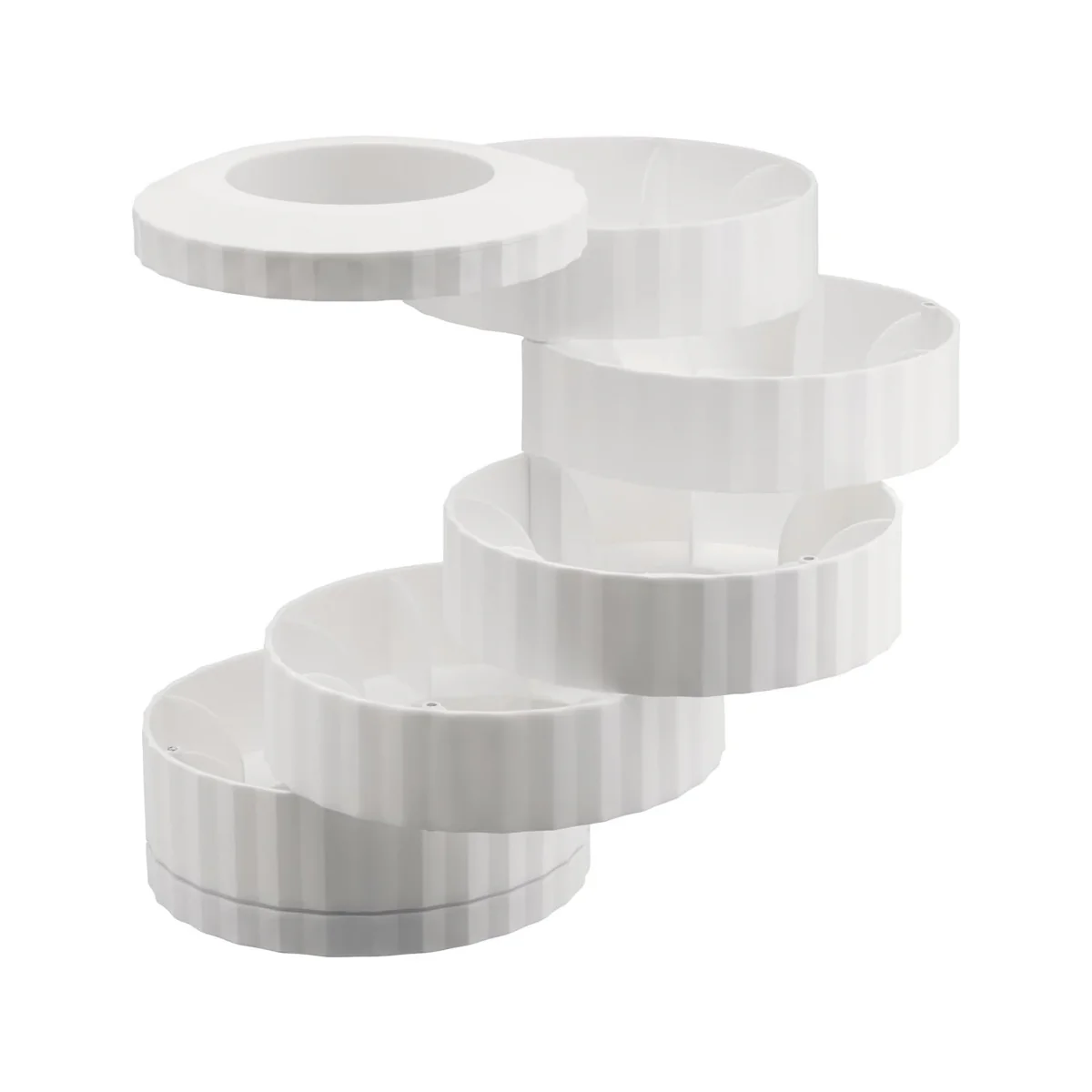 Alessi Plissé Capsule Pod Holder White - Image 4