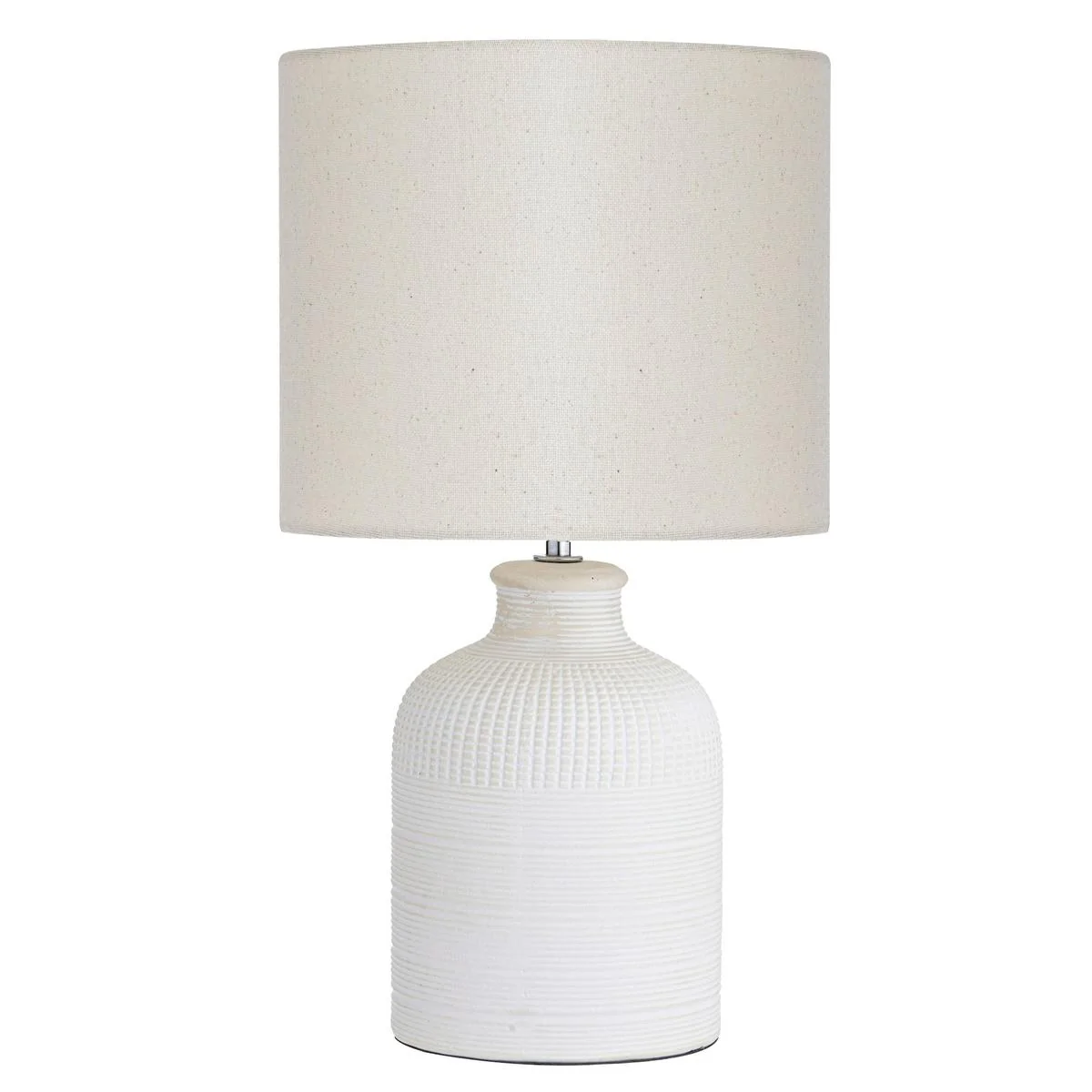 Amalfi Isla Table Lamp White Wash 26x26x47cm