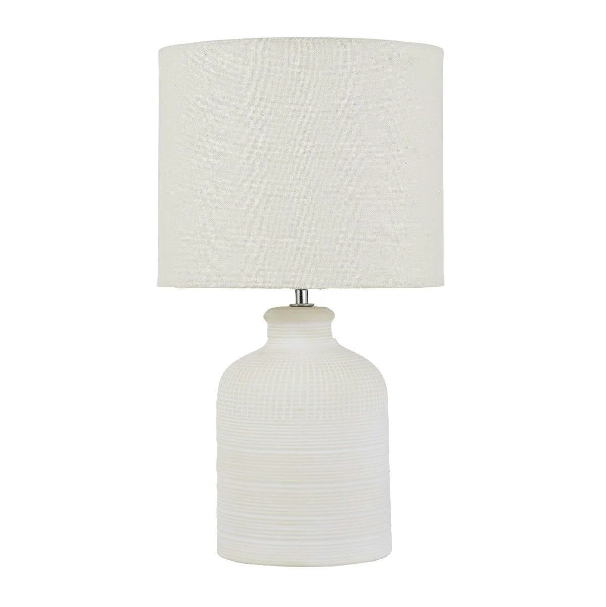 Amalfi Isla Table Lamp White Wash 26x26x47cm - Image 2