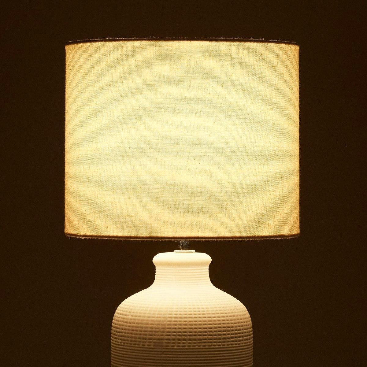 Amalfi Isla Table Lamp White Wash 26x26x47cm - Image 4