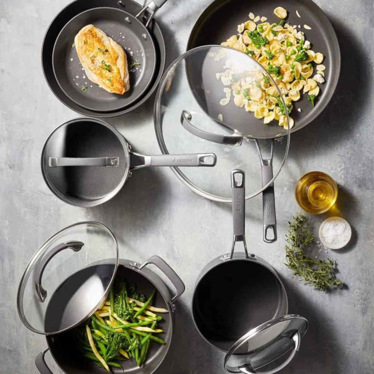 Anolon Endurance+ Nonstick Induction Saucepan With Bonus Steamer 18cm (2.8L) - Image 3