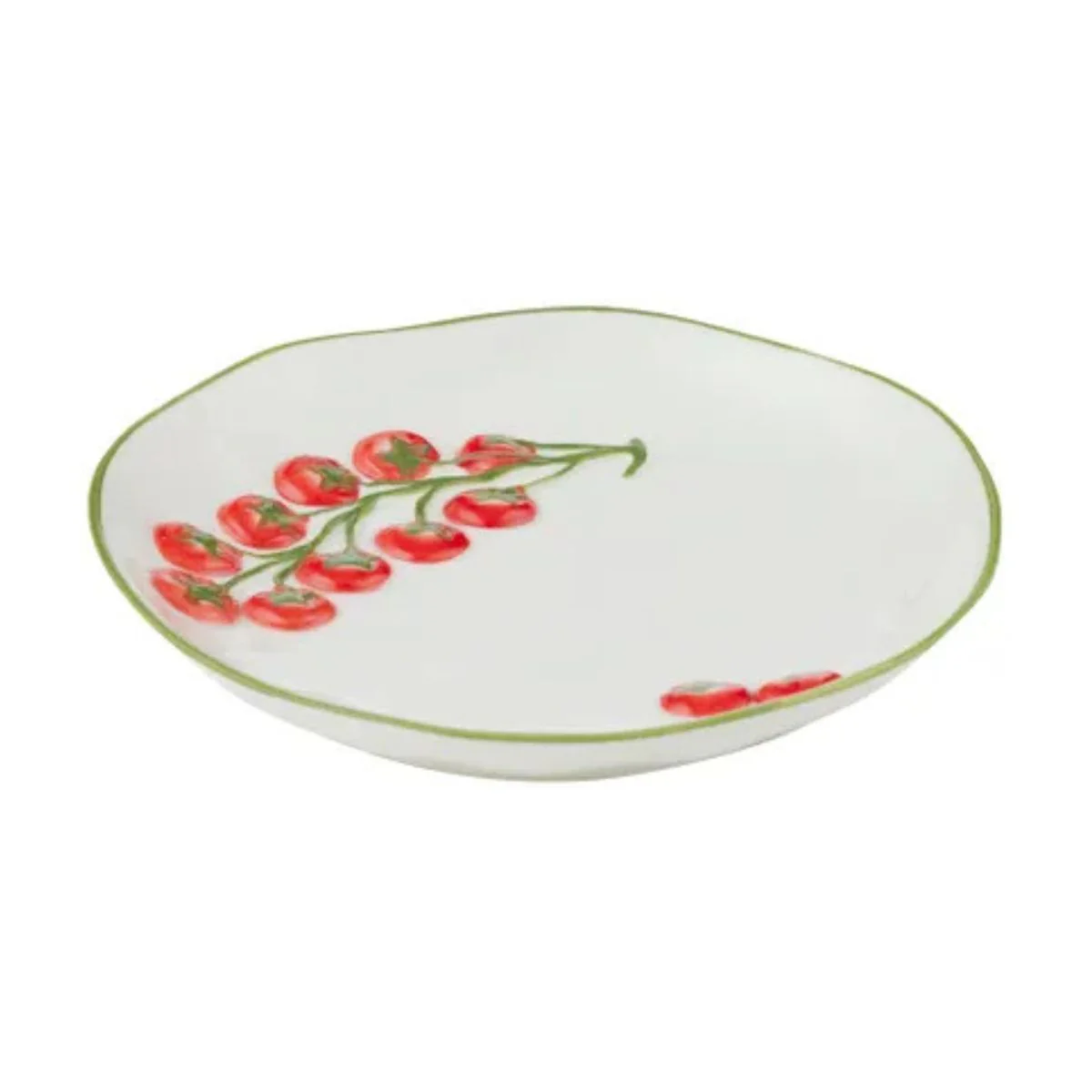 Assemble Pomodoro Ceramic Plate White 14cm