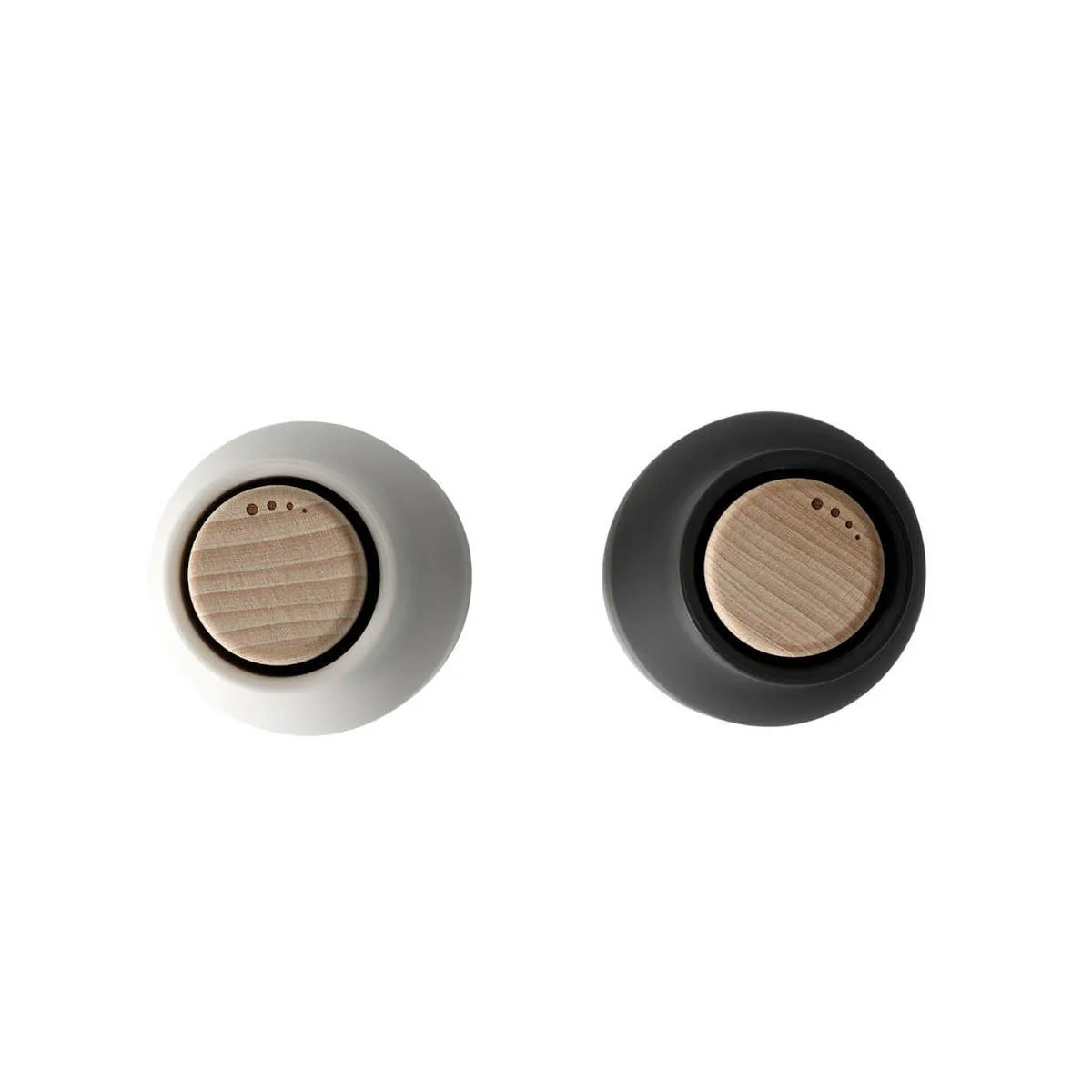 Audo 2 Pack Bottle Grinders Beech Top Ash & Carbon - Image 5