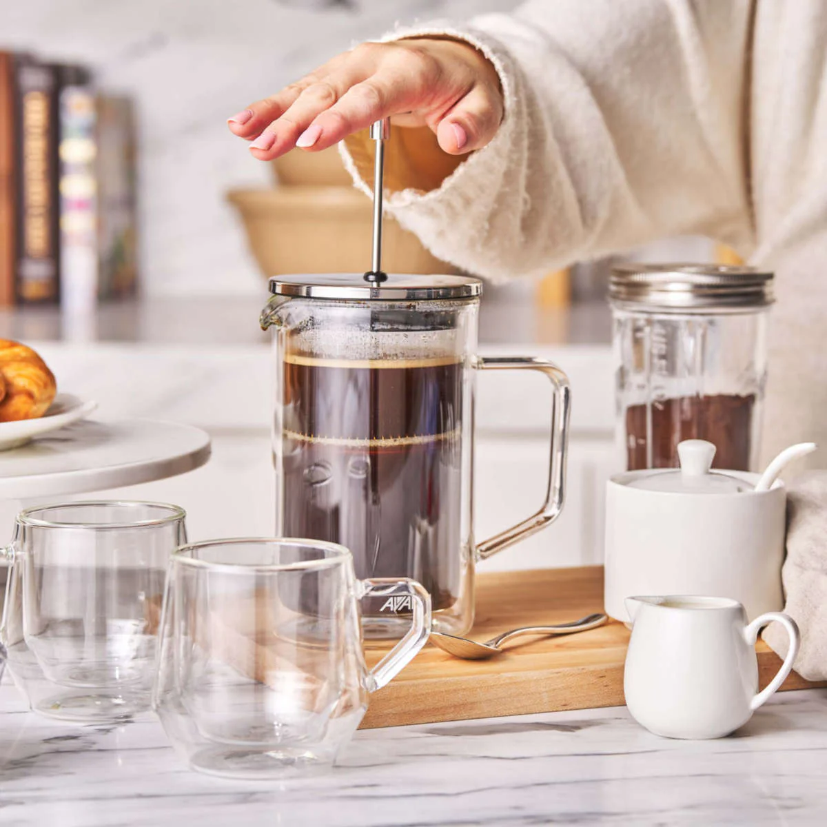Avanti Double Wall Coffee Plunger 600ml - Image 2