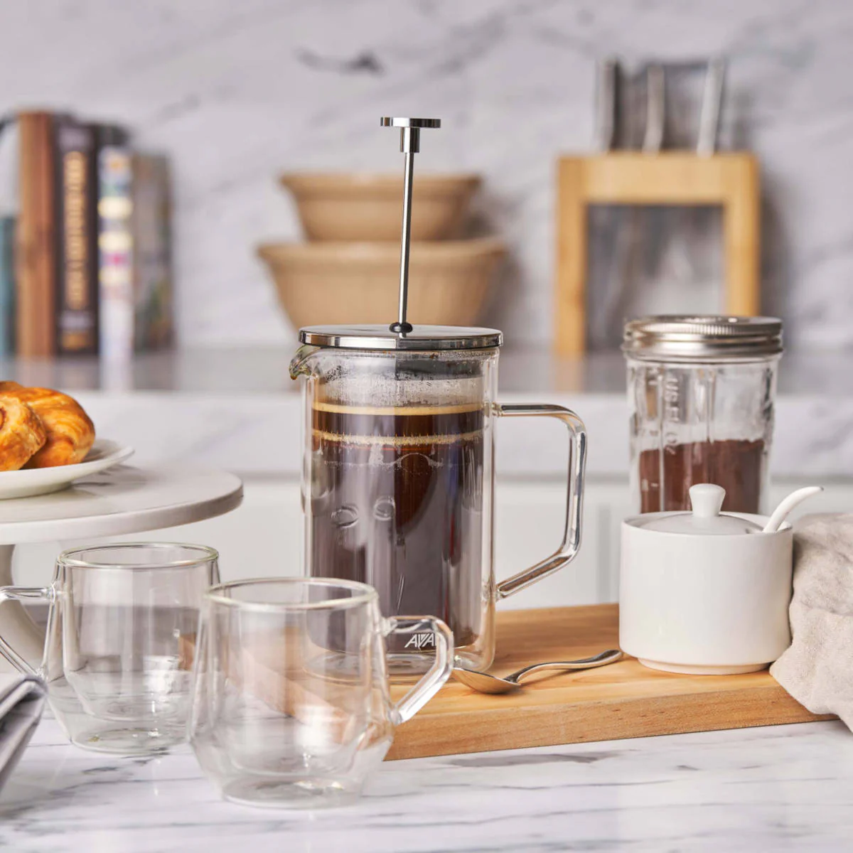 Avanti Double Wall Coffee Plunger 600ml - Image 3