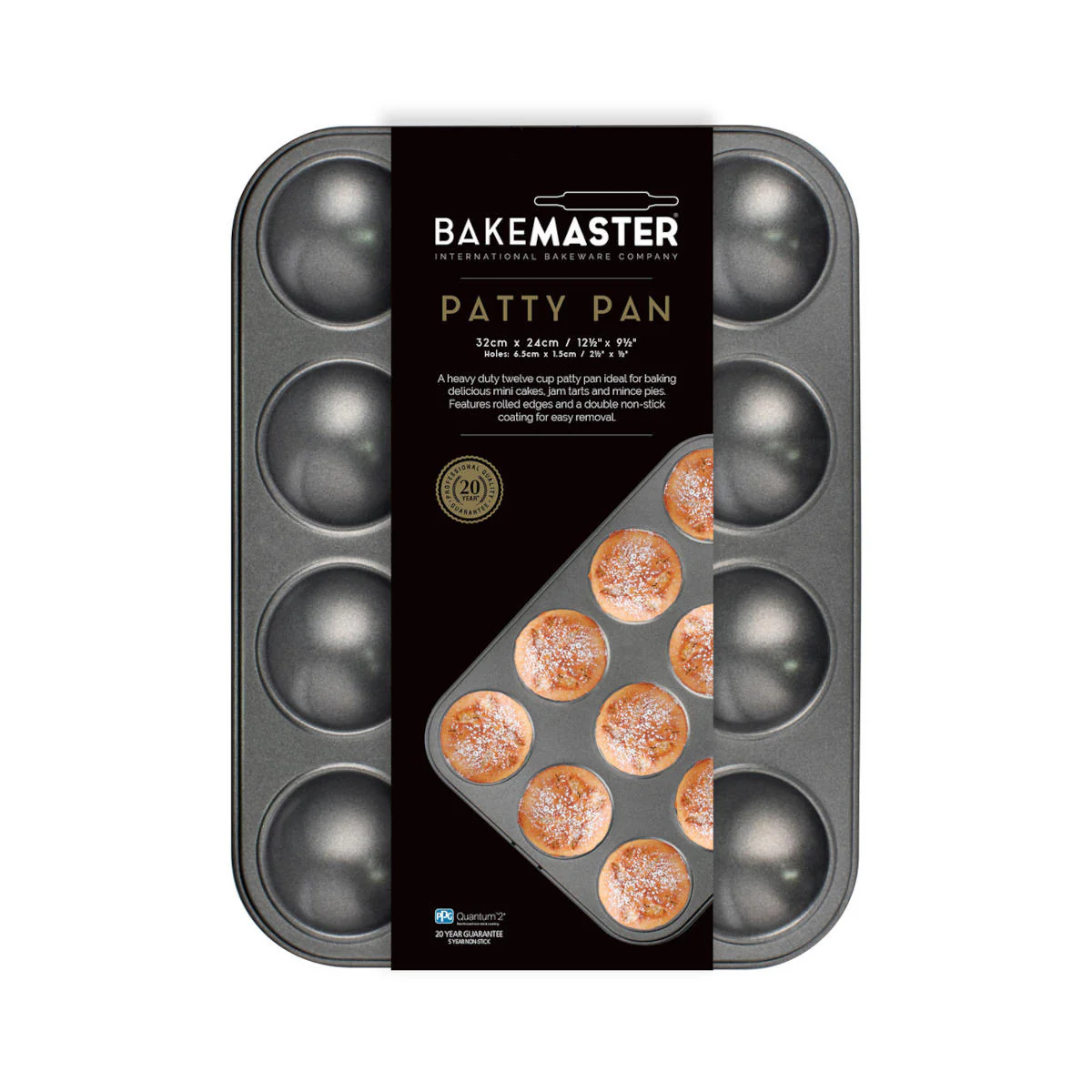 Bakemaster 12 Cup Patty Pan 32cm - Image 2