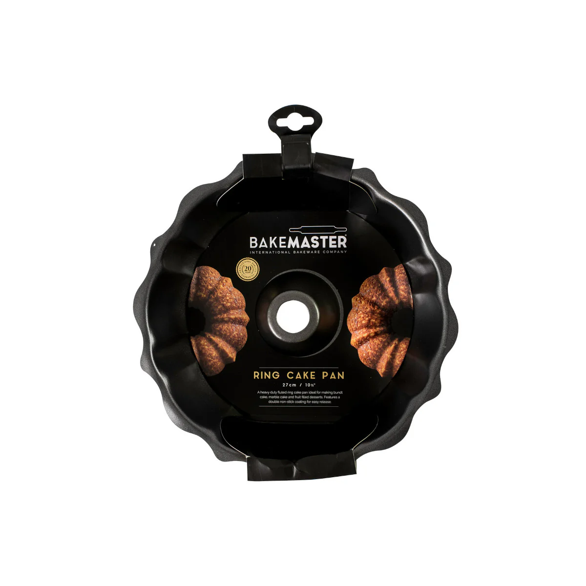Bakemaster Fluted Ring Cake Pan 27cm - Image 3