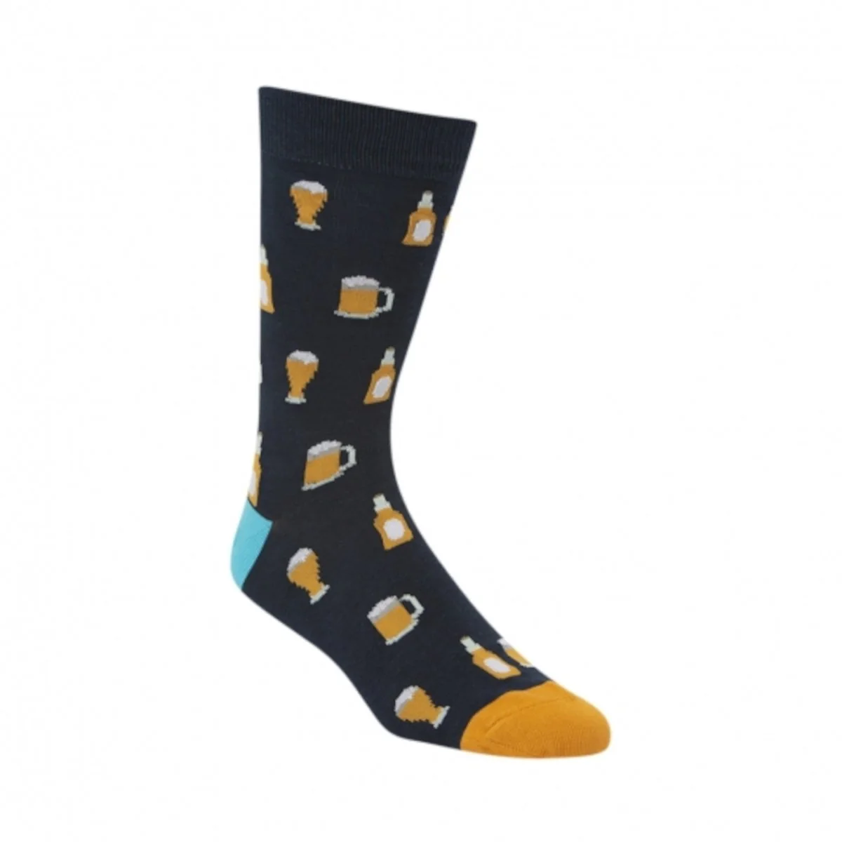 Bamboozld Beer Navy Socks - Image 2