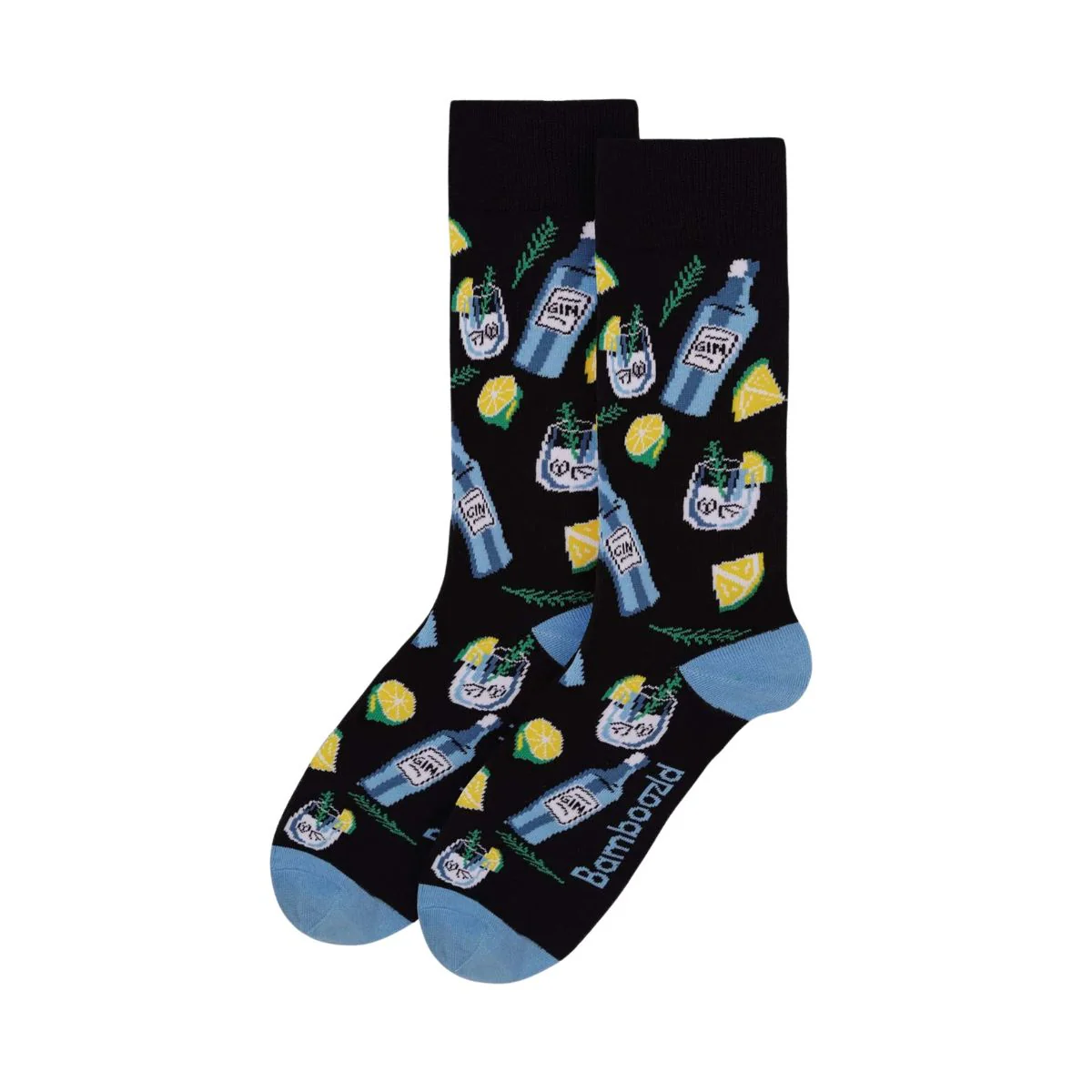 Bamboozld Gin Tonic Black Socks - Image 3