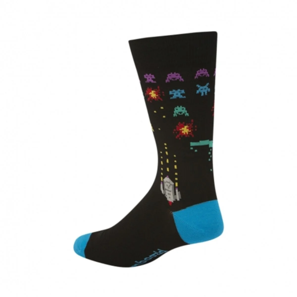 Bamboozld Space Invader Black Socks - Image 3