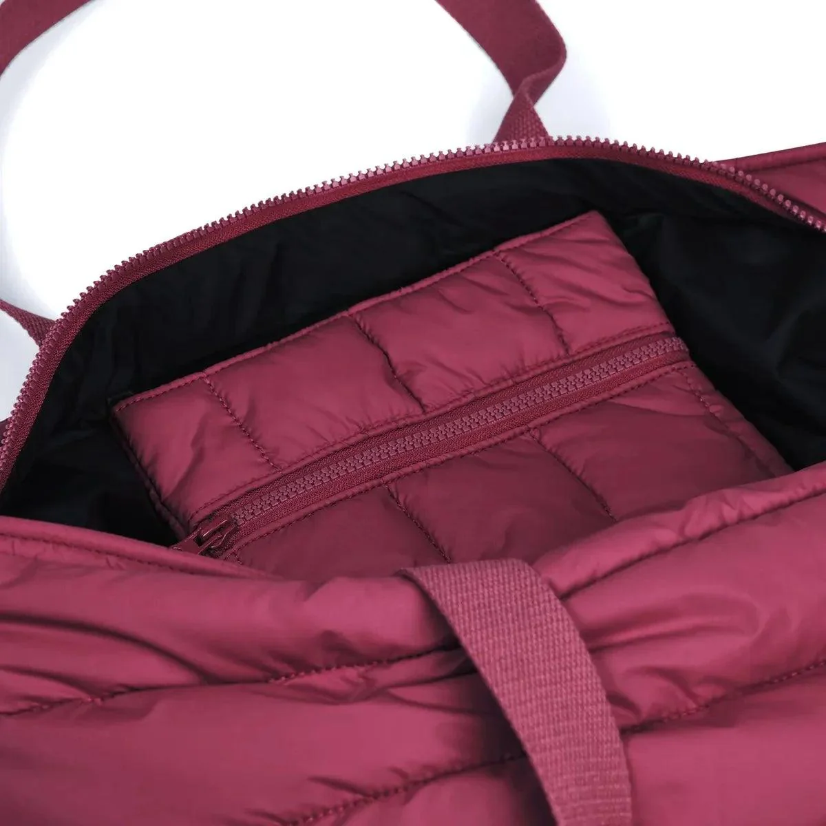 Base Supply Cloud Take It Base Shoulder Bag Burgundy 56x35x18cm - Image 3