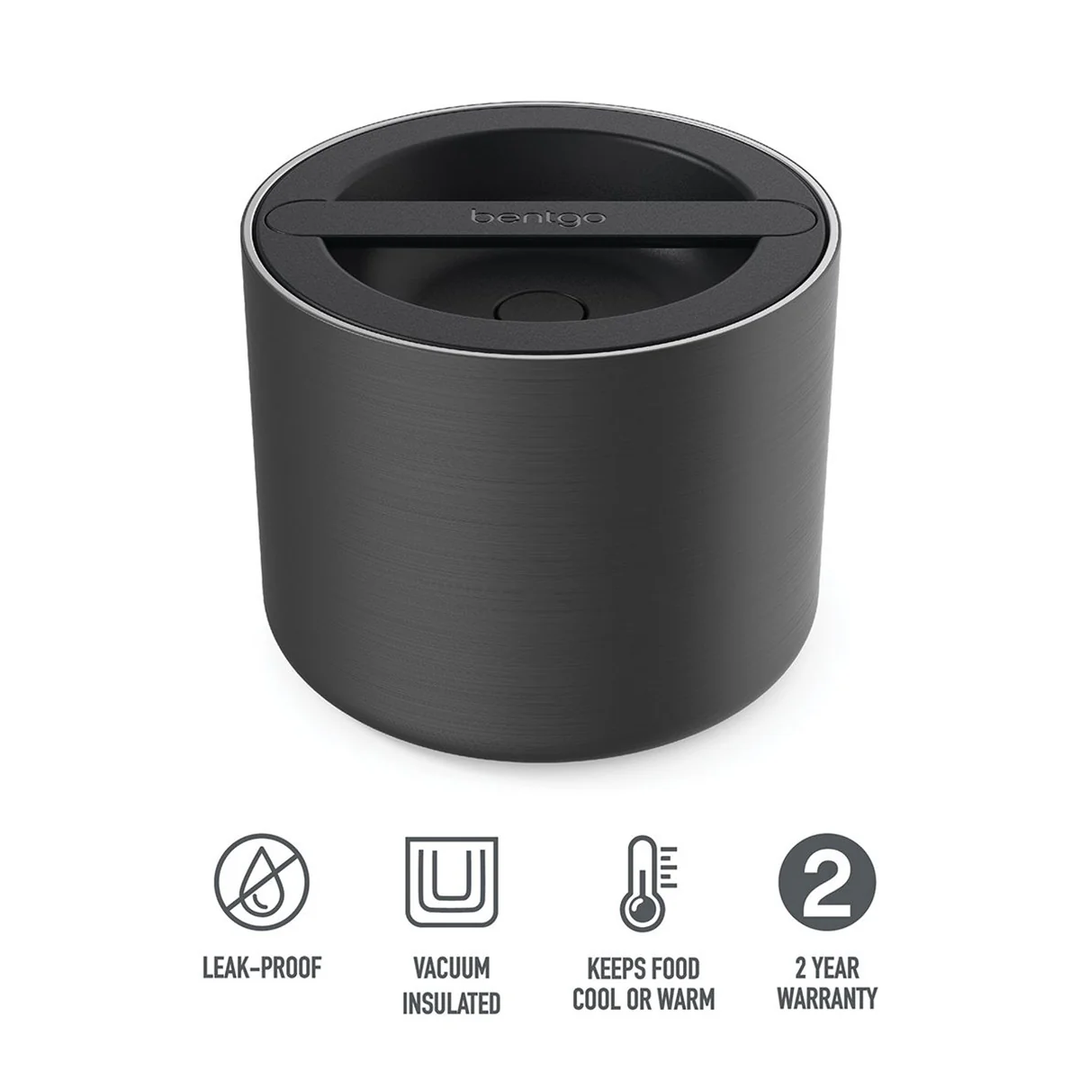 Bentgo Stainless Steel Insulated Food Container Black 560ml - Image 5