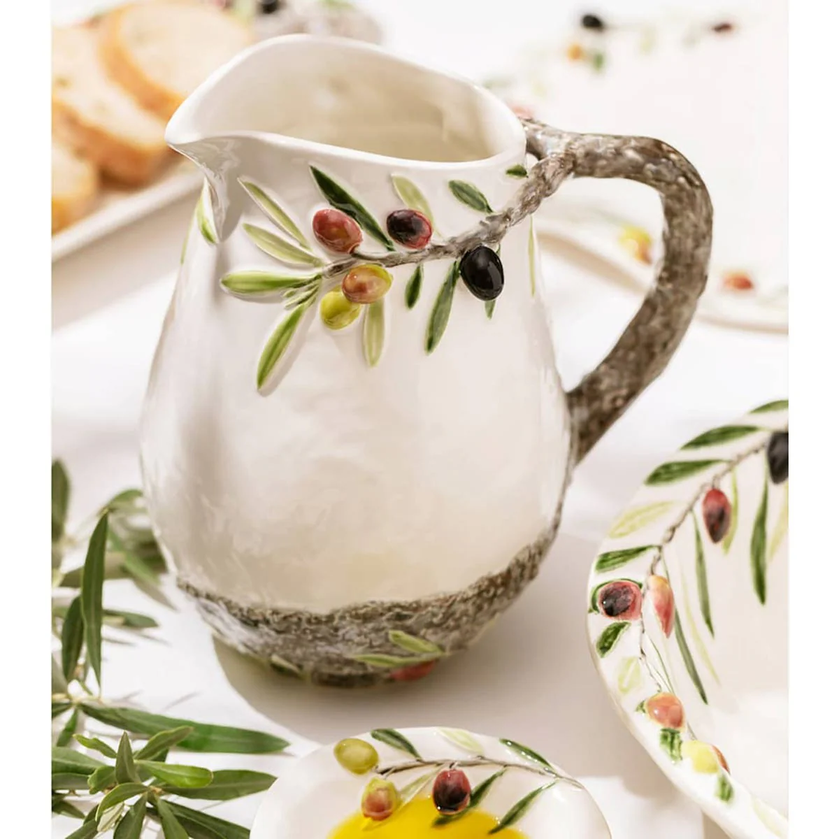 Bordallo Pinheiro Olival Pitcher 24cm - Image 4