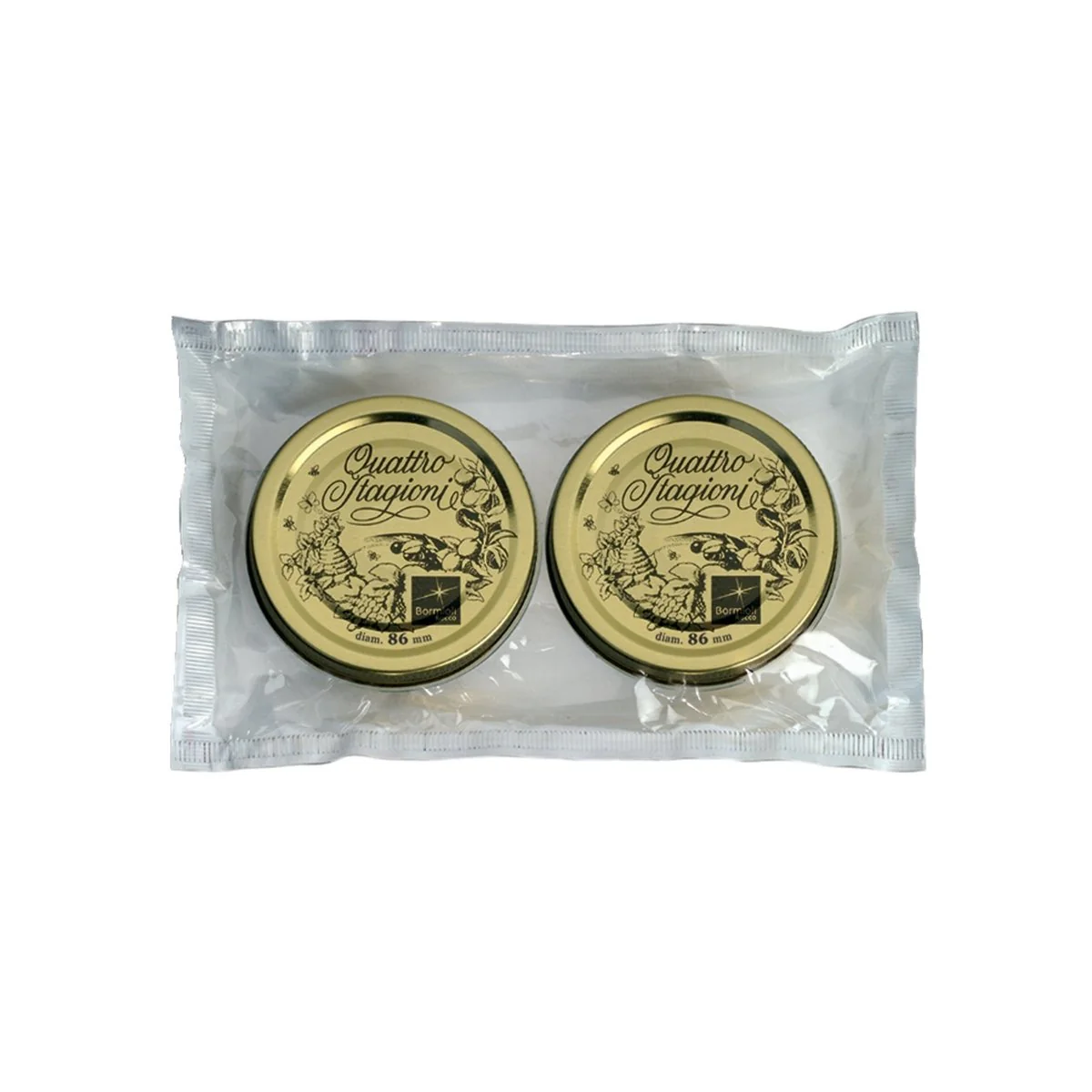 Bormioli Rocco Quattro Preserving Caps 8.6cm (Set of 2)