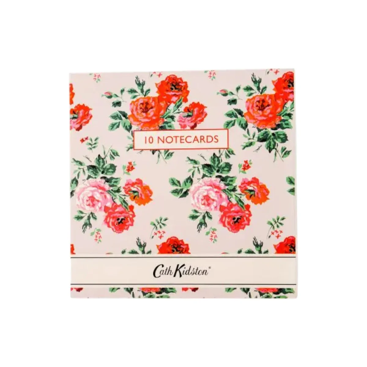 Cath Kidston Notecard Wallet Pink Floral (10 Notecards)