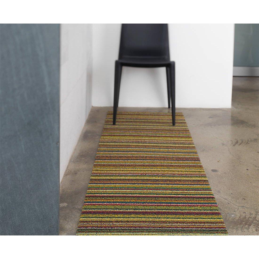Chilewich Doormat Skinny Stripe Bright Multi 46x71 - Image 4