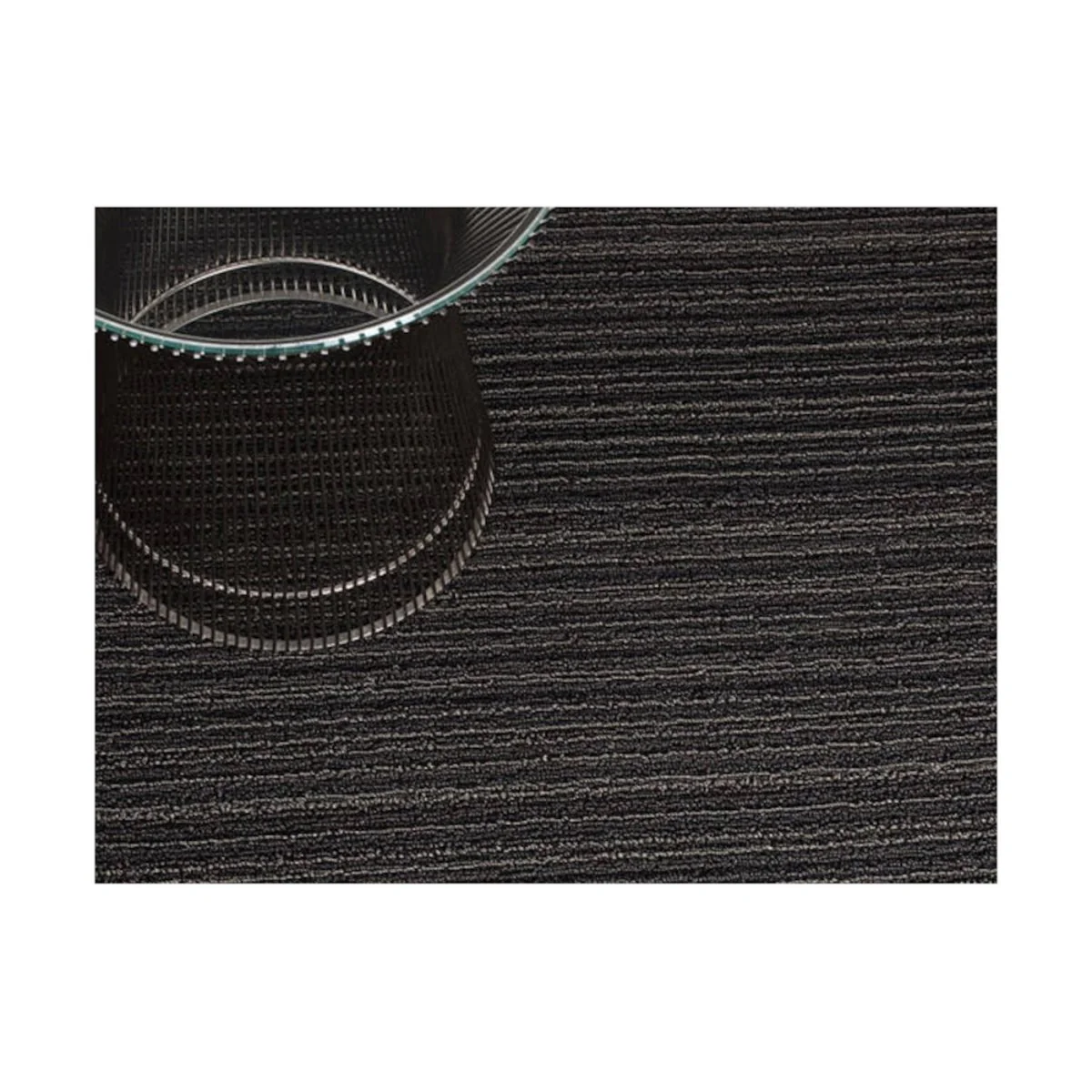 Chilewich Utility Mat Skinny Stripe Steel 61x91cm - Image 2