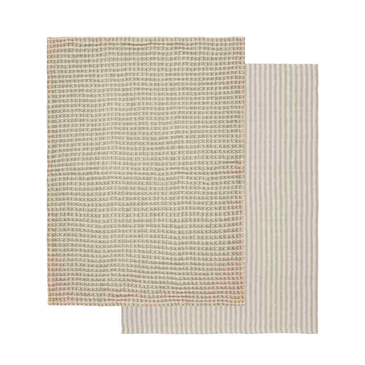 Davis & Waddell Heritage Stripe Cotton Tea Towel 2pcs Set