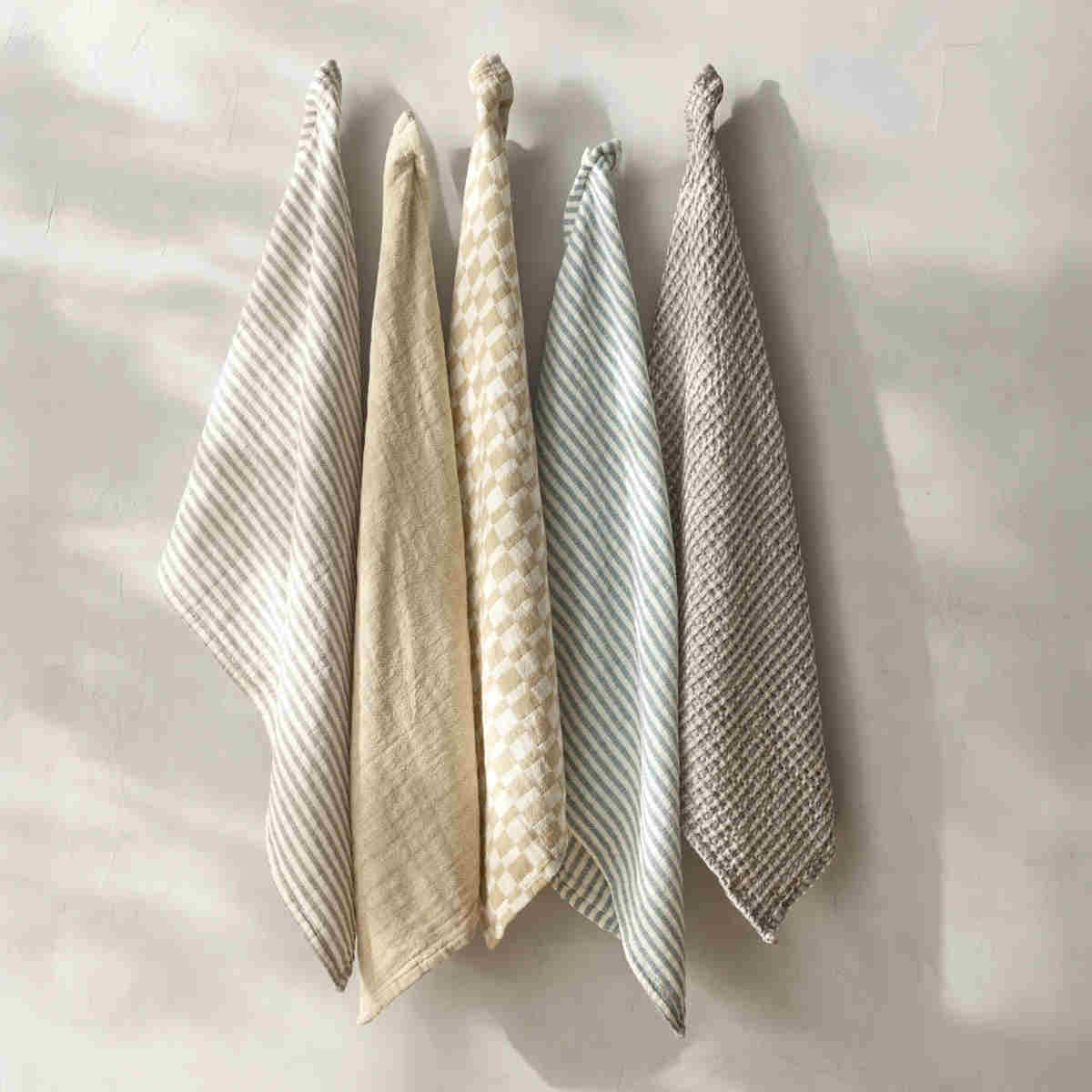Davis & Waddell Heritage Stripe Cotton Tea Towel 2pcs Set - Image 7