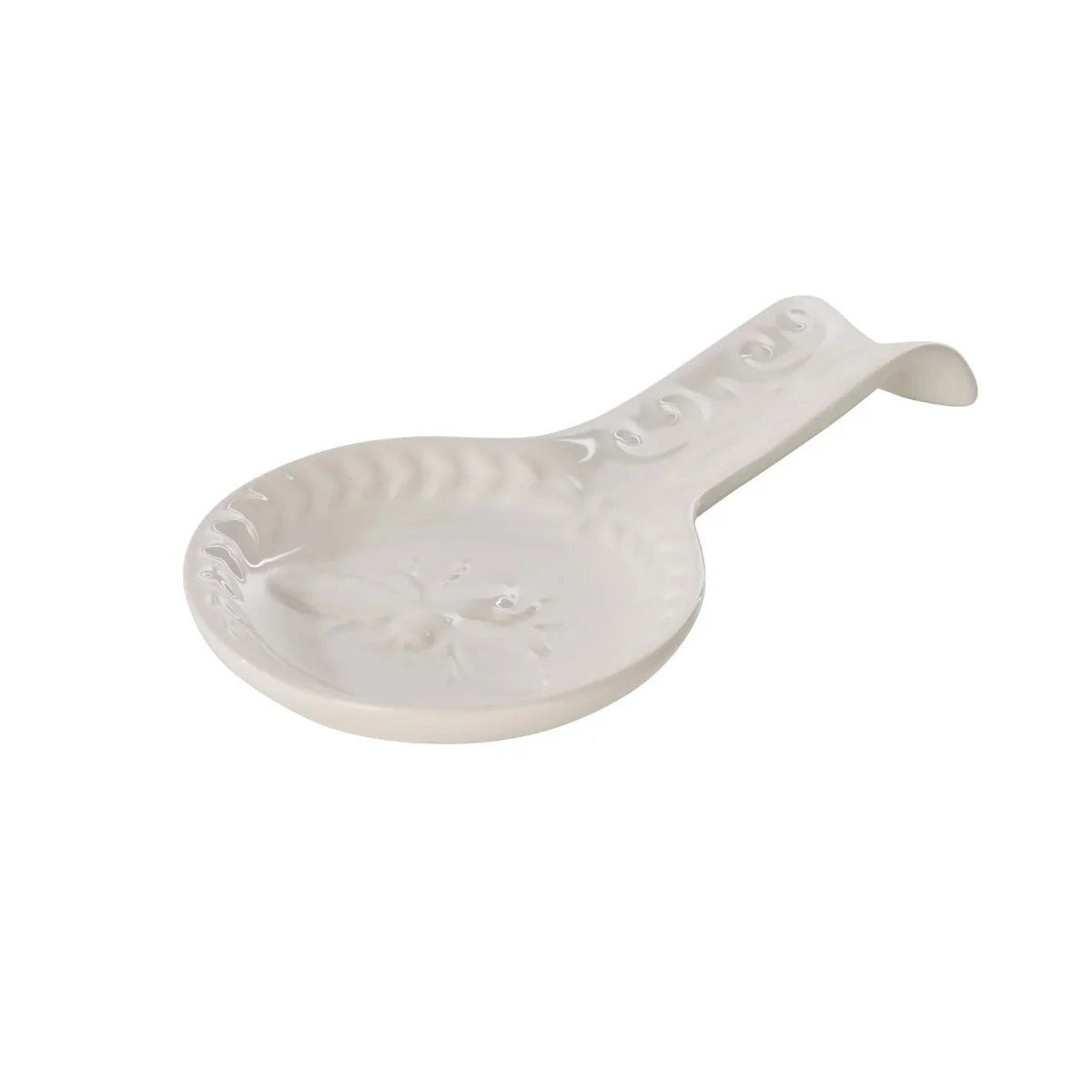Davis & Waddell Wildflower & Hive Spoon Rest White
