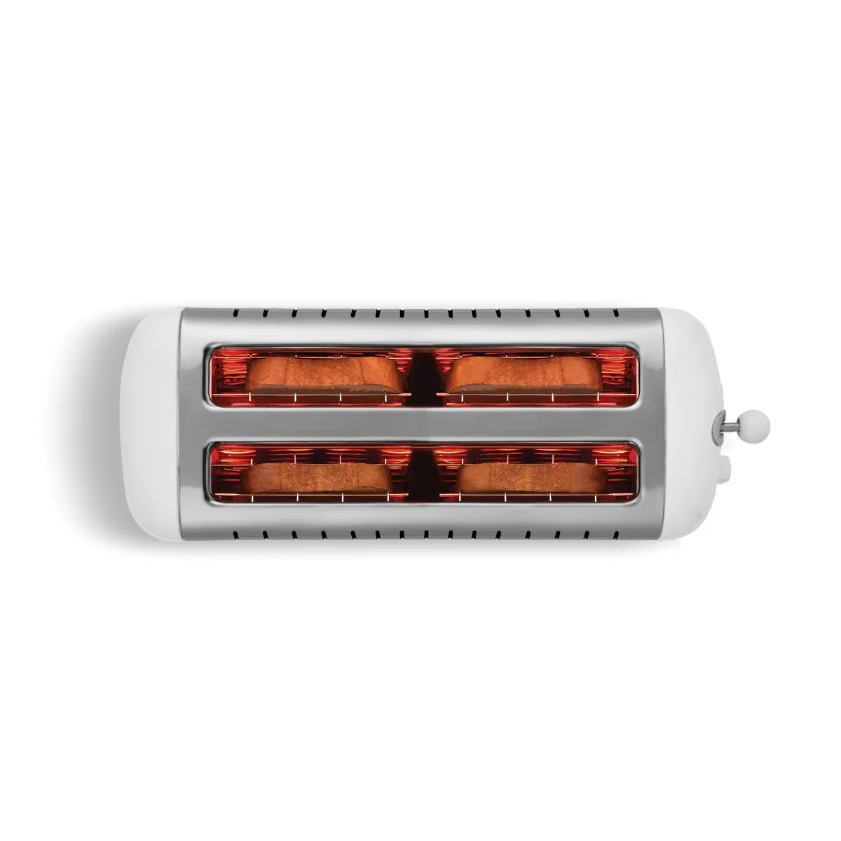 Dualit Lite 2 Slice Long Slot Toaster White - Image 2
