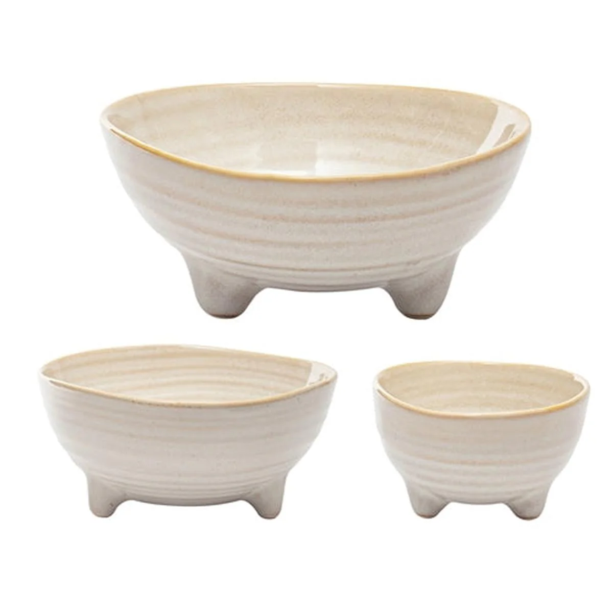 Ecology Ottawa Nesting Bowls White Set of 3