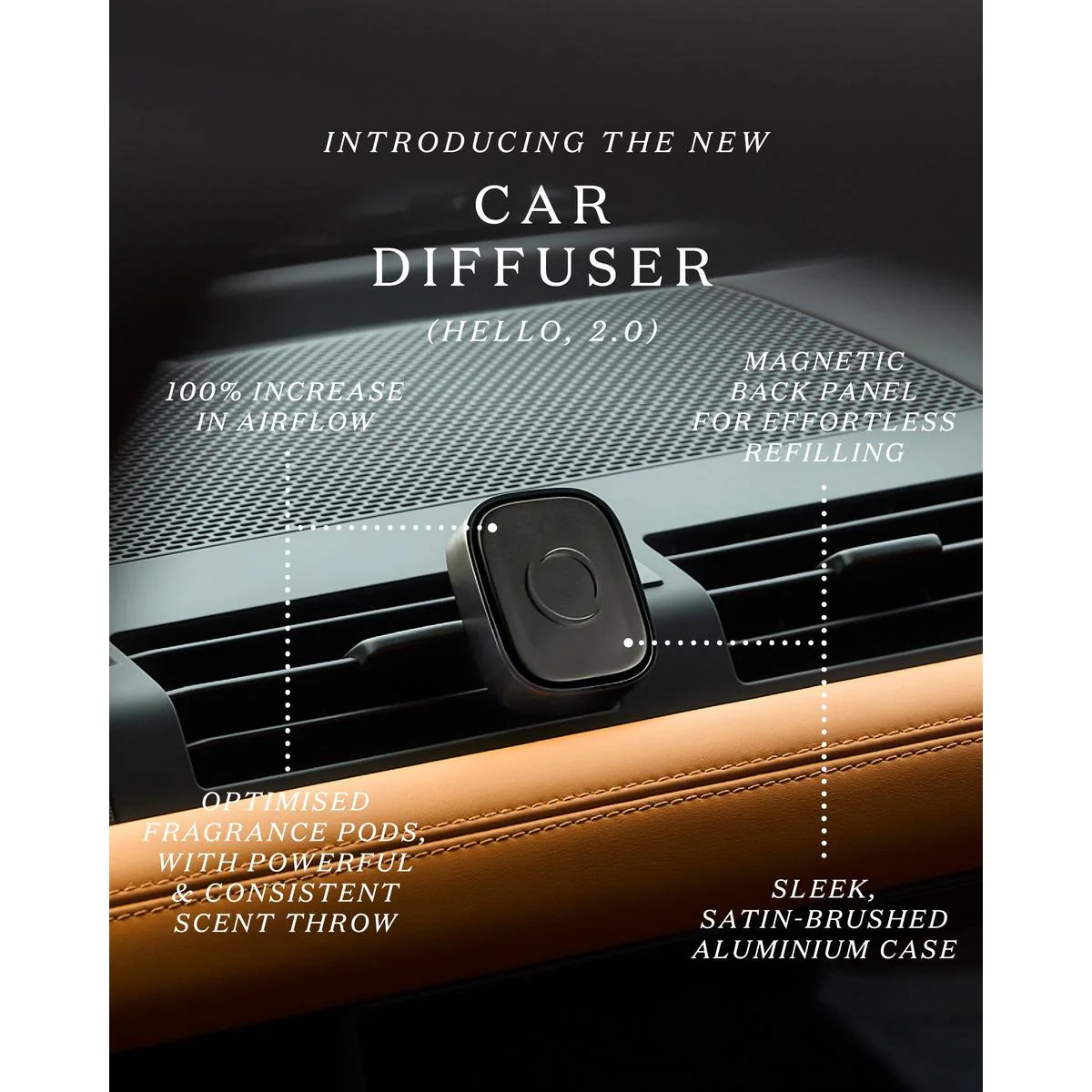 Ecoya French Pear Car Diffuser Refill Pods - Image 4