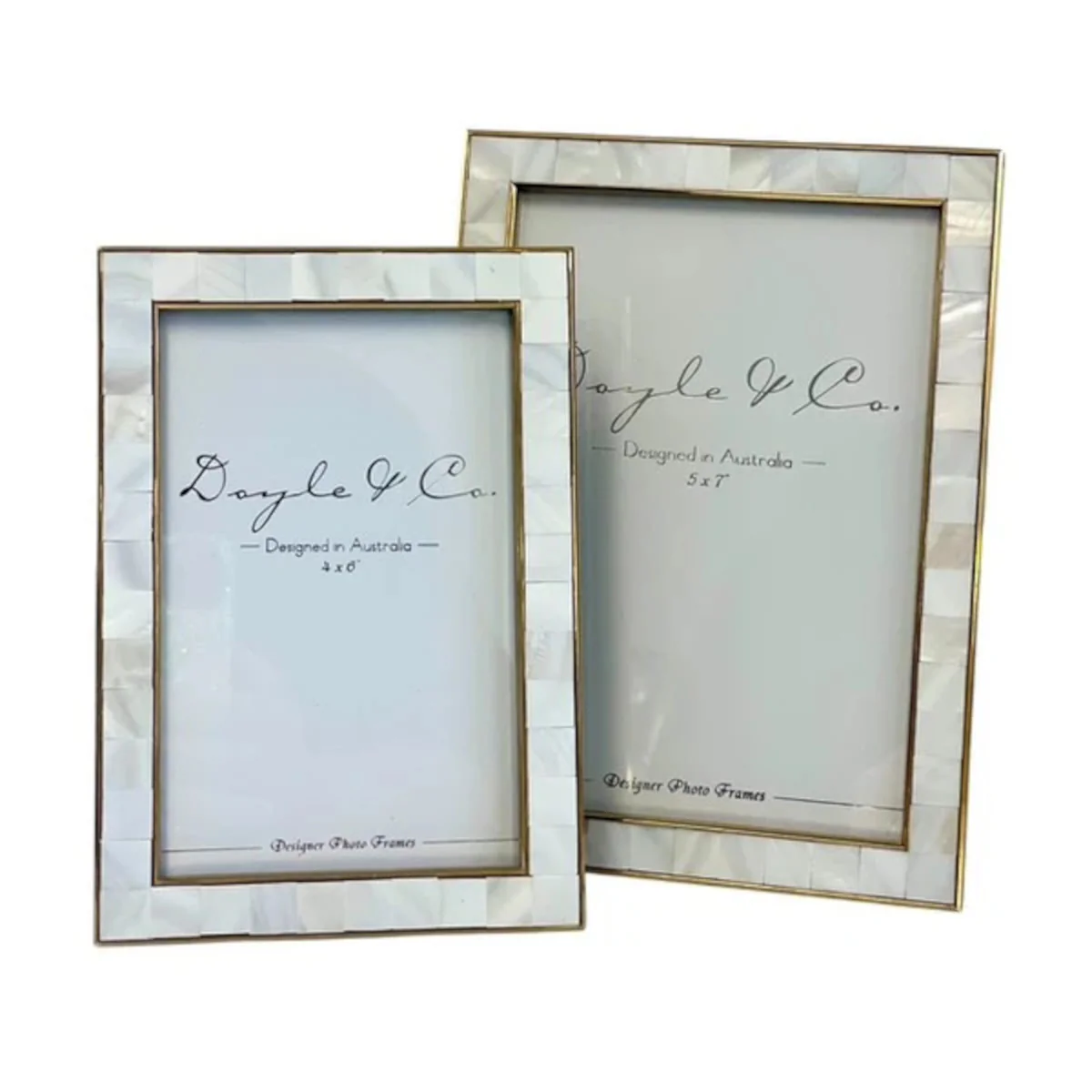 Flair Gifts and Home Mother of Pearl Frame Gold Plated 13 x 18 cm - Image 2