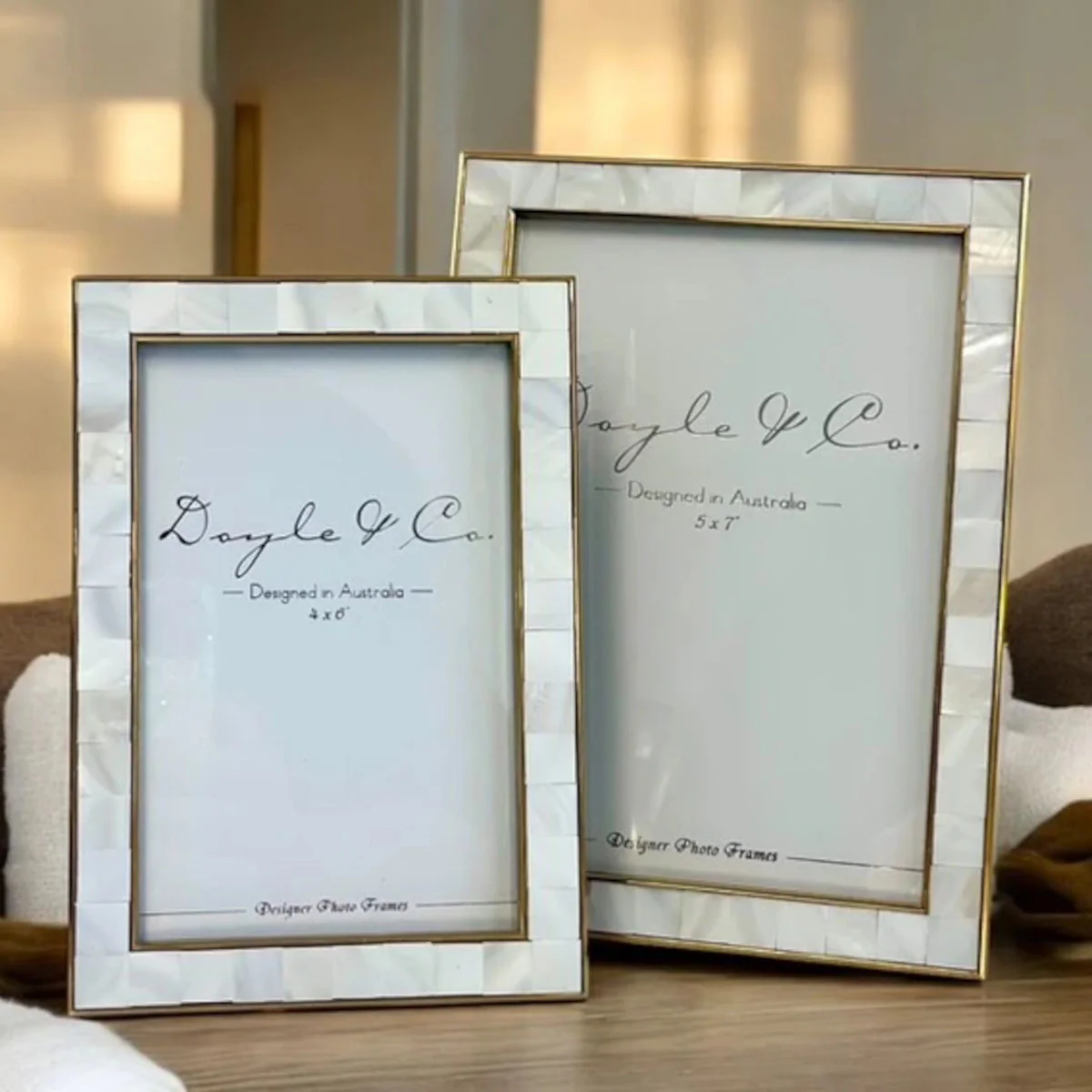 Flair Gifts and Home Mother of Pearl Frame Gold Plated 13 x 18 cm - Image 3