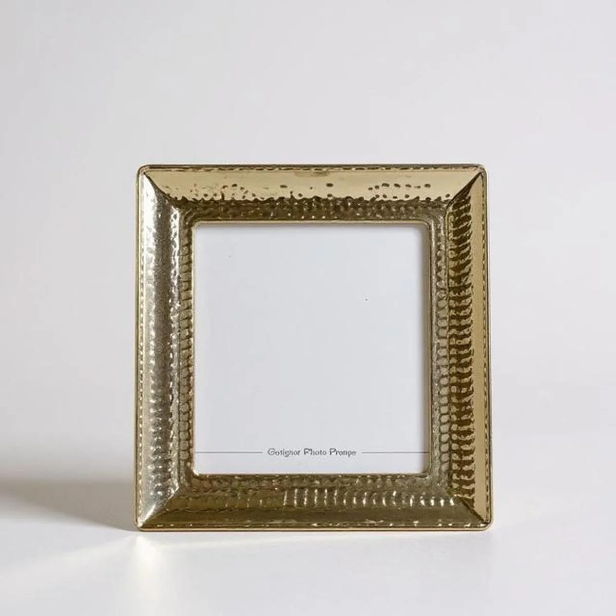 Flair Gifts Wide Border Hammer Frame Gold 4×6" - Image 2