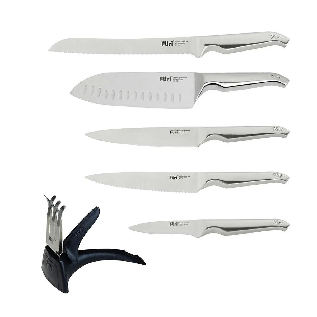 Furi Pro Wood Knife Block Set 7 Piece - Image 19