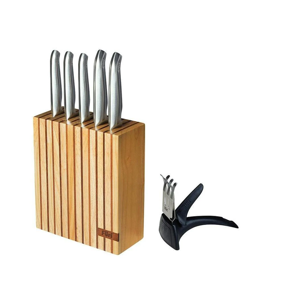 Furi Pro Wood Knife Block Set 7 Piece - Image 9