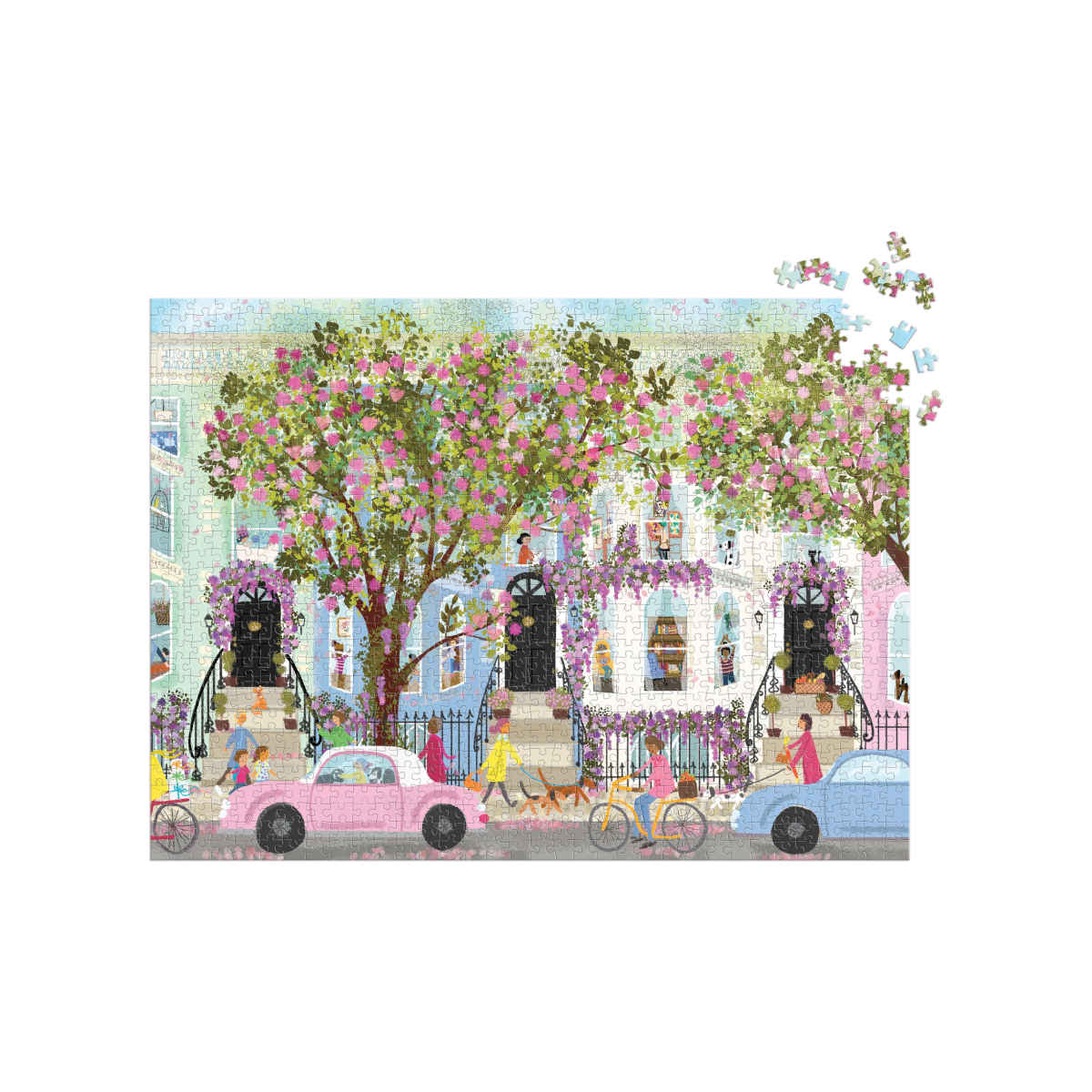 Galison 1000 Piece Joy LaForme Spring Terrace Puzzle - Image 3