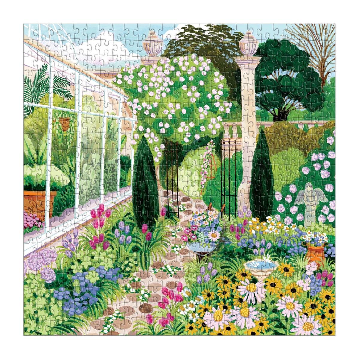 Galison Evergreen Gardens Puzzle 500 Piece - Image 2
