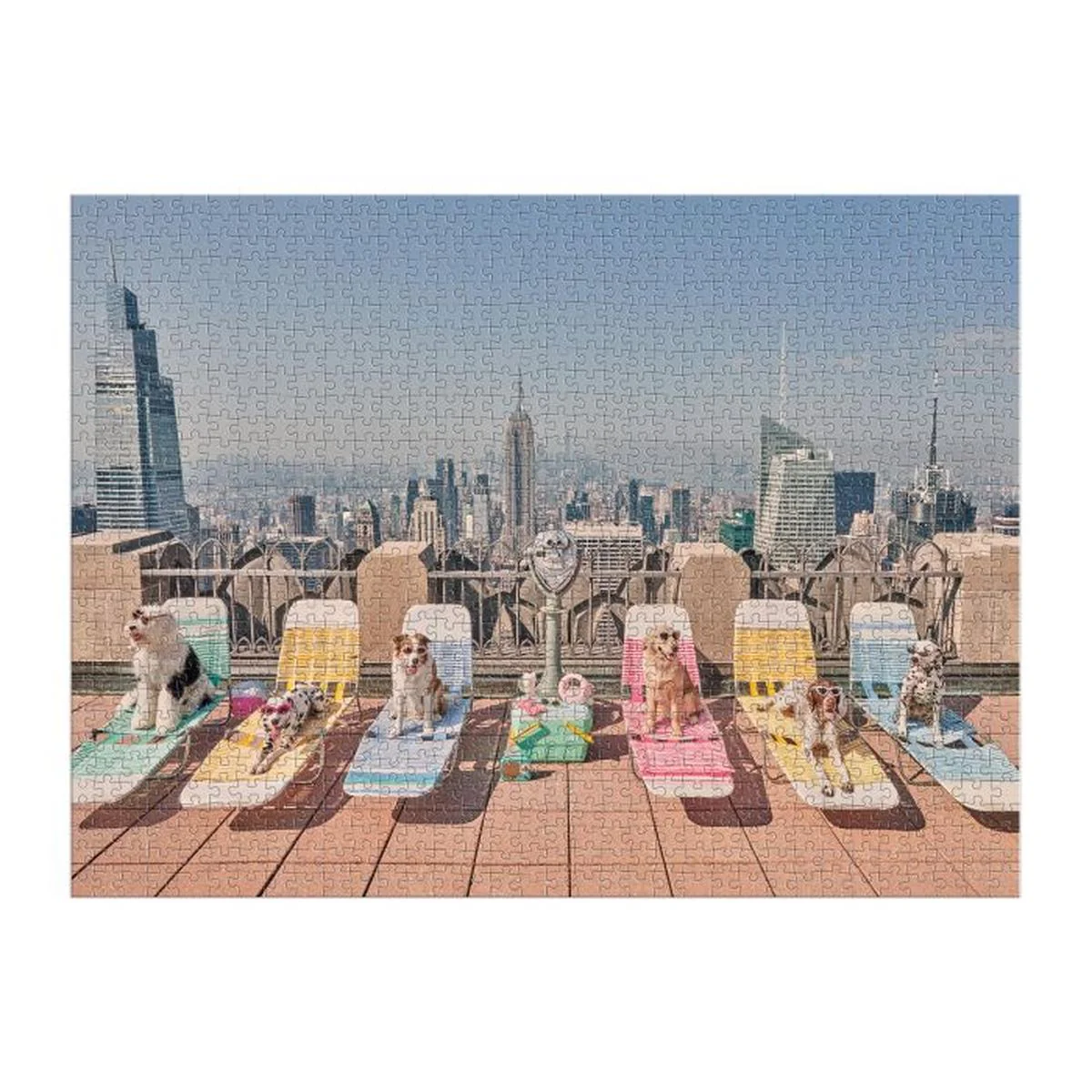 Galison Gray Malin The Dogs of New York City Puzzle 1000 Piece - Image 2