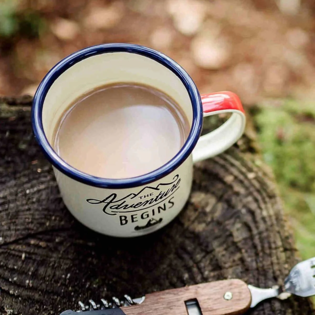 Gentlemen's Hardware Adventure Begins Enamel Mug 400ml - Image 3