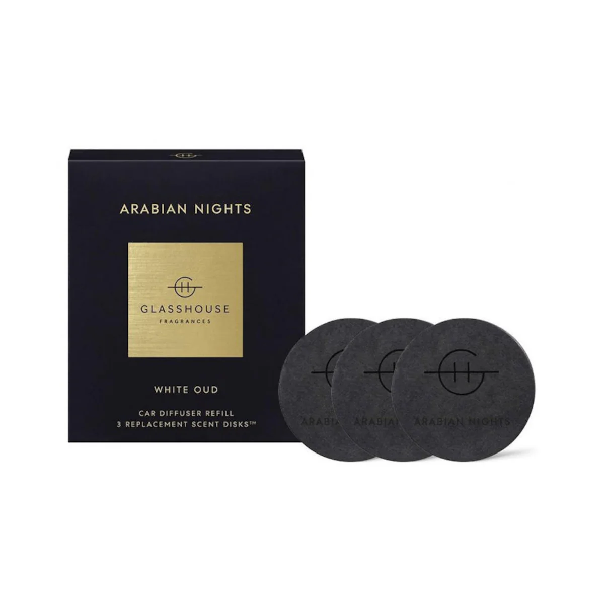 Glasshouse Arabian Nights Replacement Scent Disks for Car Diffisuer