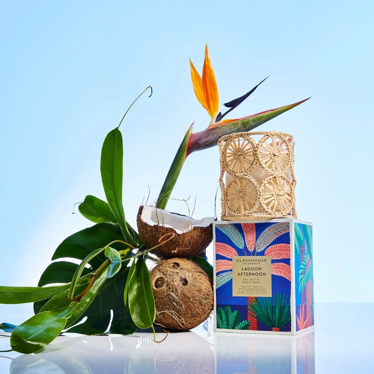 Glasshouse Fragrances Lagoon Afternoon Candle 380g Limited Edition - Image 2