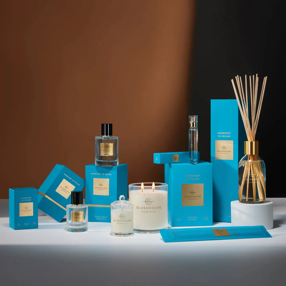 Glasshouse Fragrances Midnight in Milan Candle 60g - Image 3