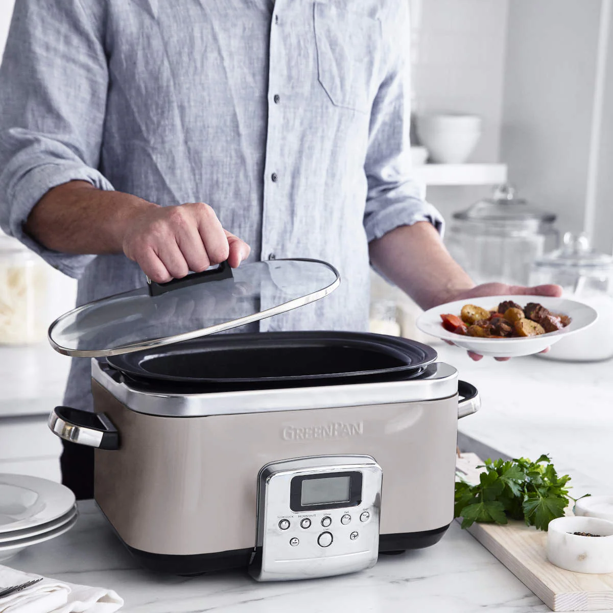 Greenpan Elite Slow Cooker Clay 6L - Image 9