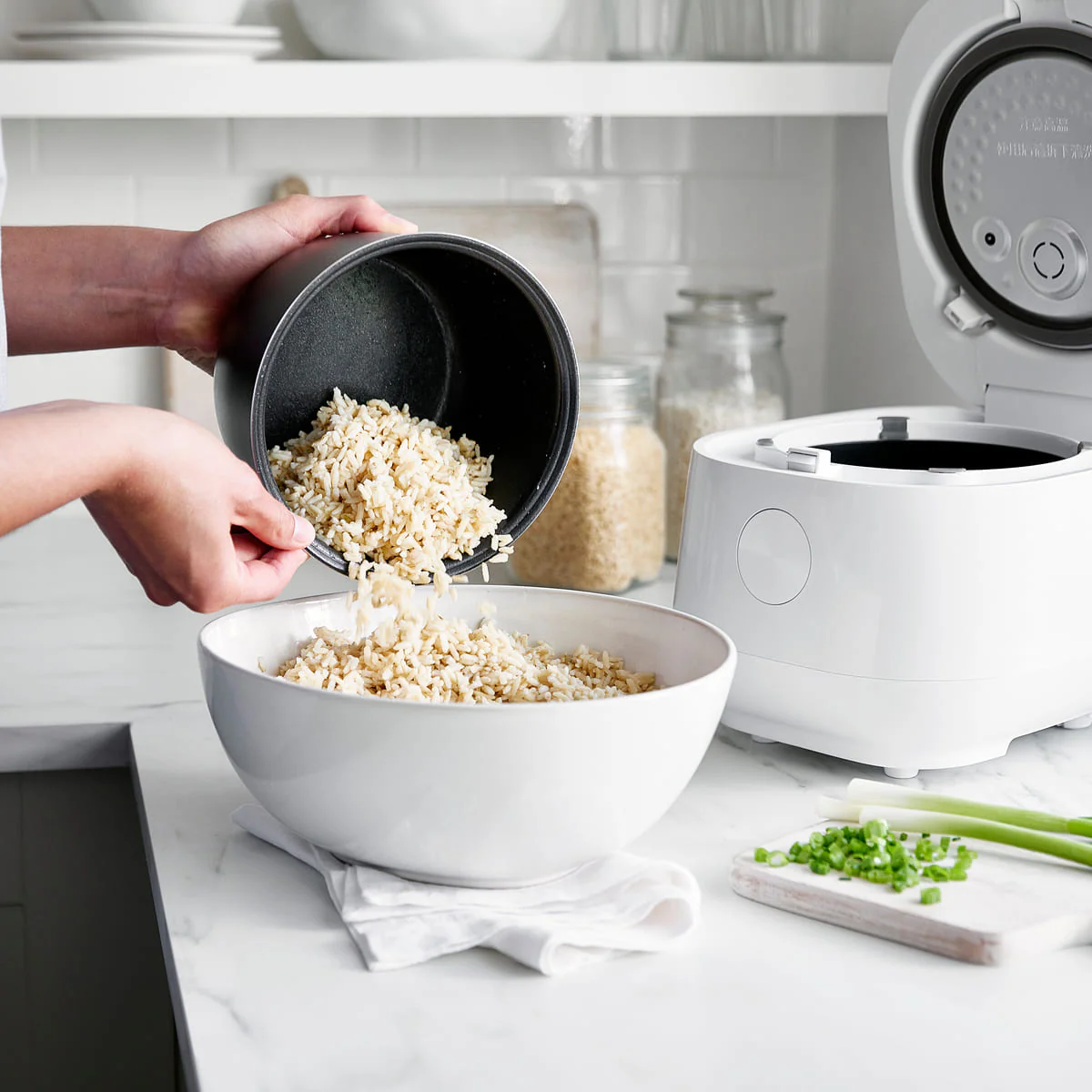 Greenpan Rice Cooker White 2L/8 Cups - Image 6