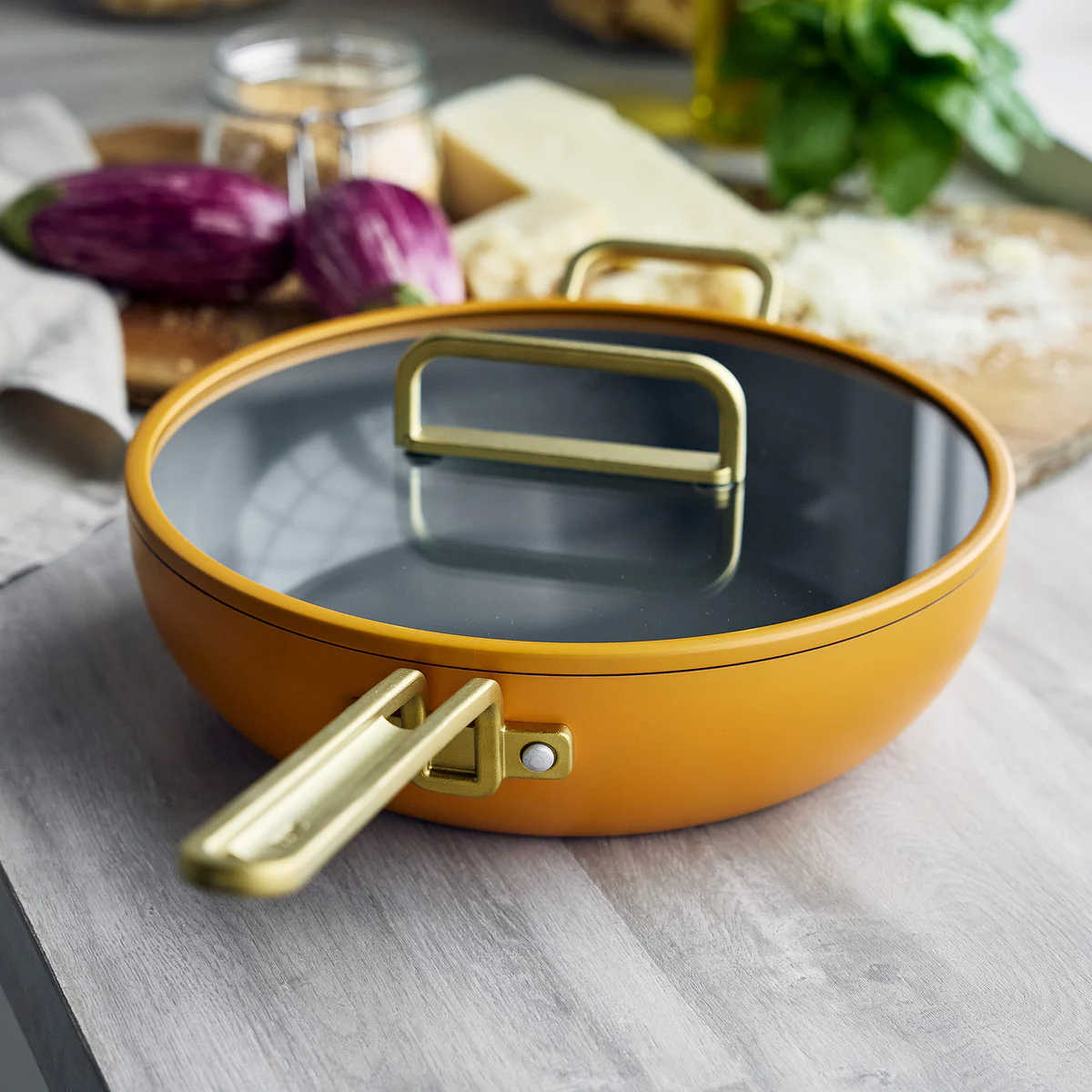 Greenpan Stanley Tucci Pan Junior Yellow 29cm - Image 3