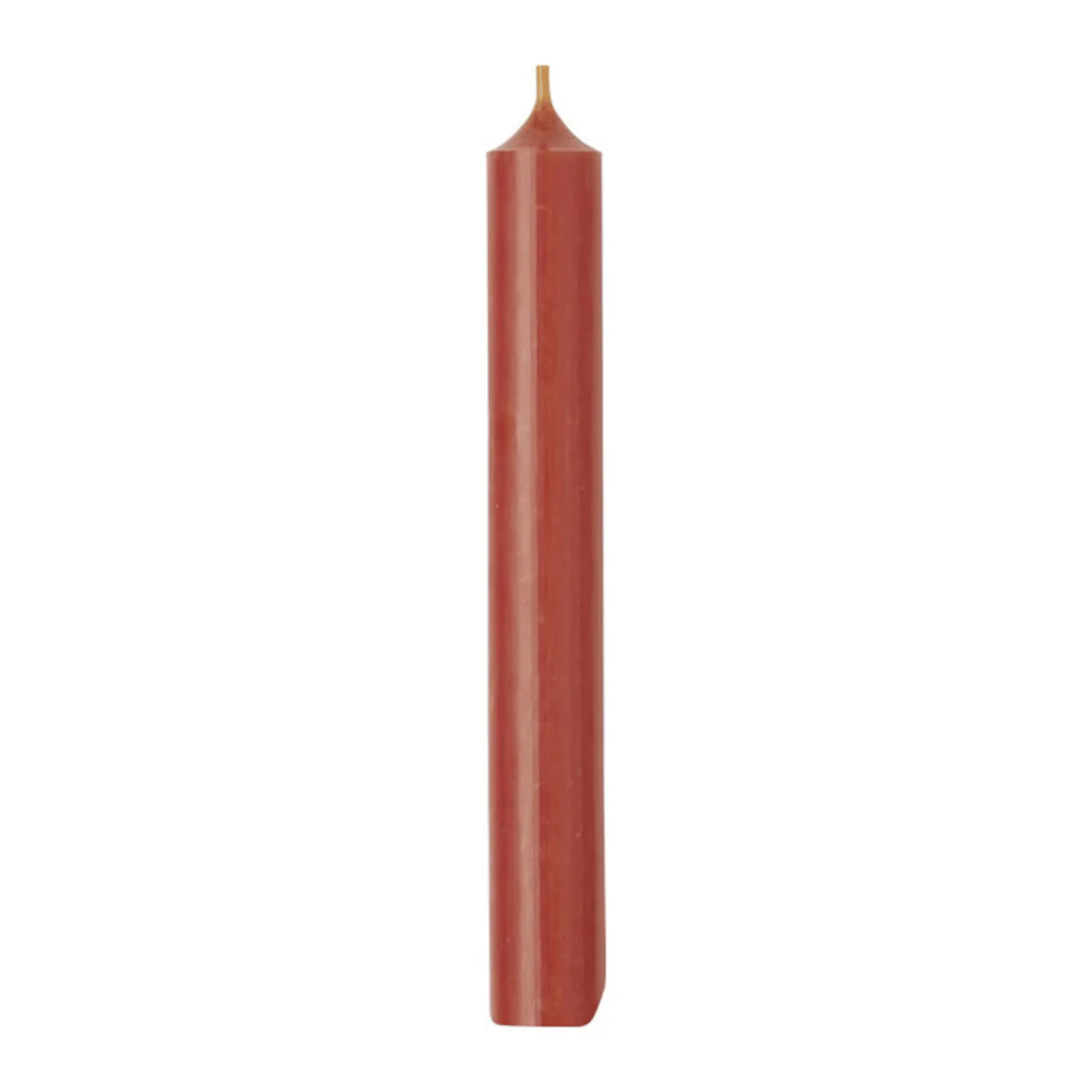 Ideal Home Range Cylinder Dinner Candle Dusty Orange 18cm