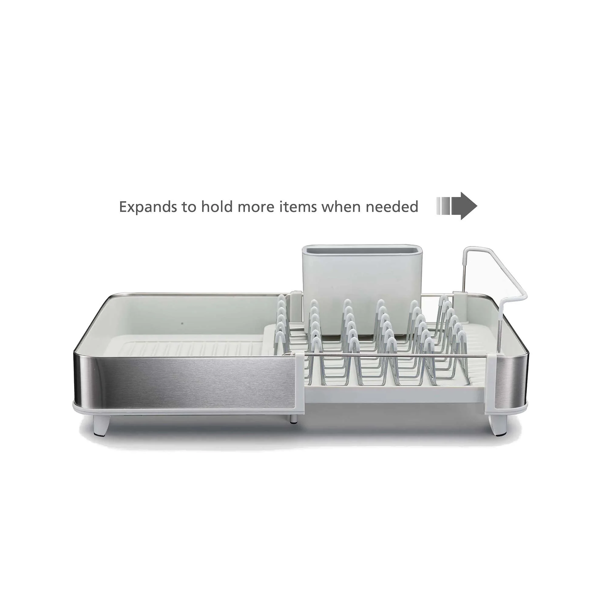 Joseph Joseph Extend Steel Dishrack Light Stone - Image 6