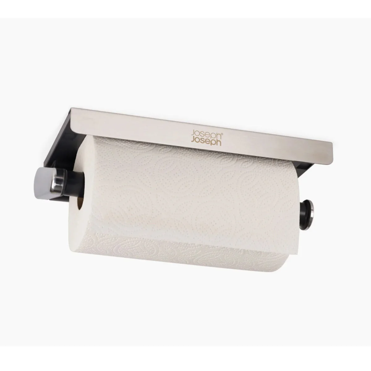 Joseph Joseph RollGrip Under-Shelf Stainless-Steel Kitchen Roll Holder