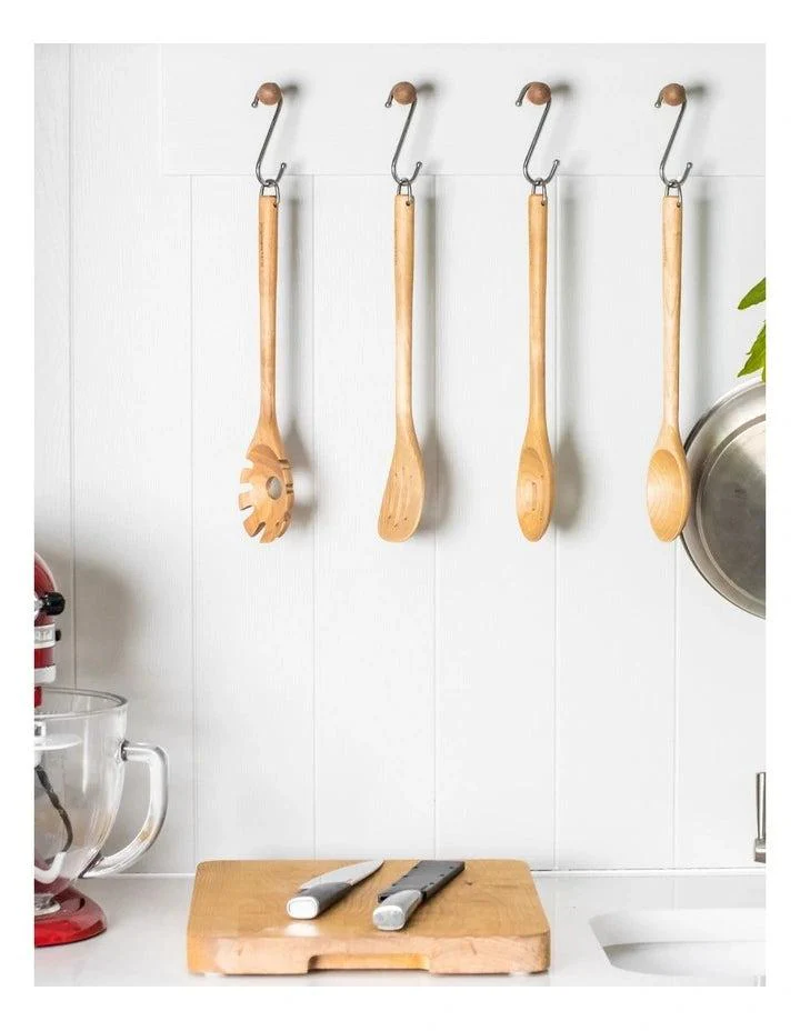 KitchenAid Birchwood Pasta Server - Image 3